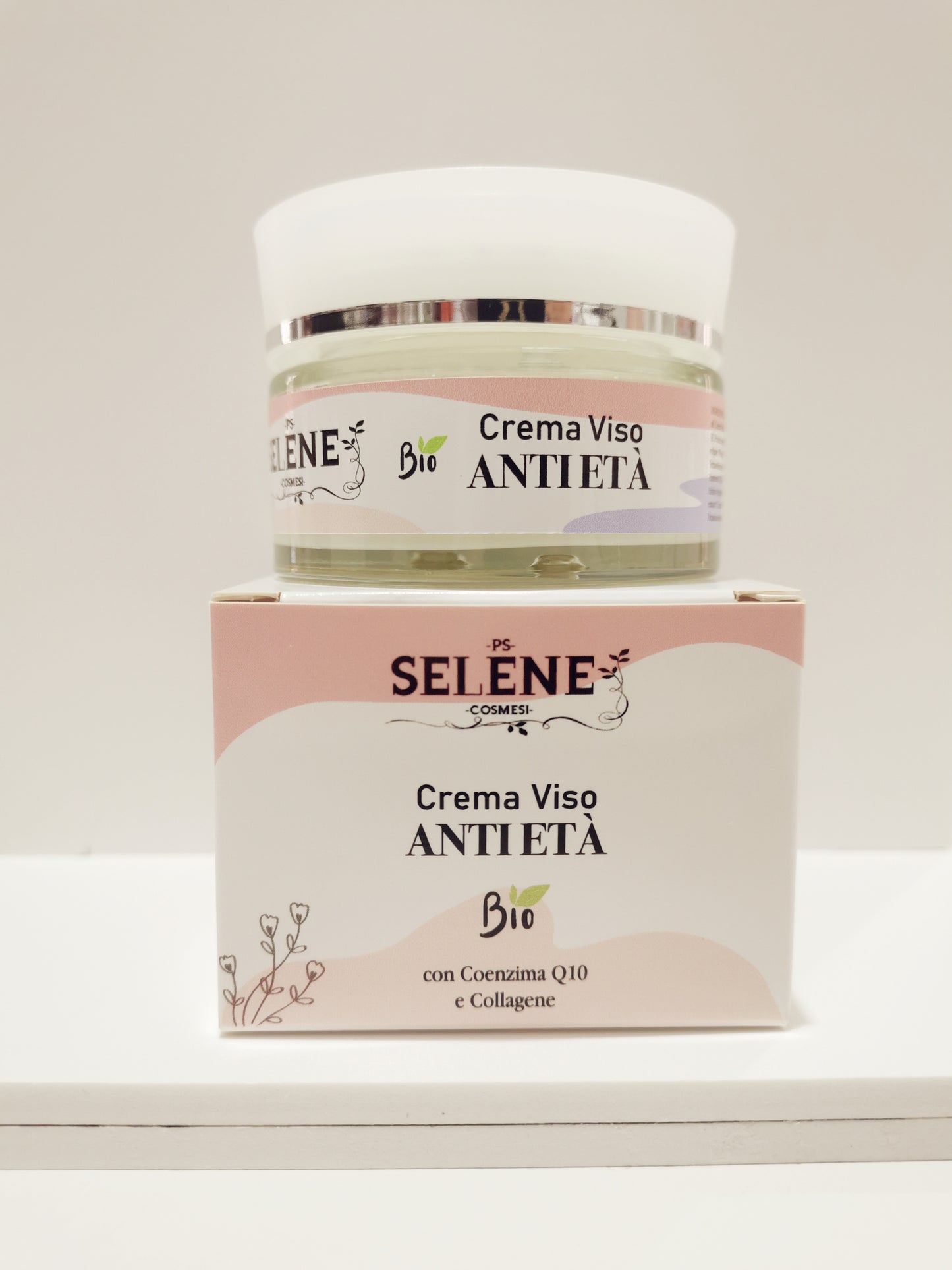 Crema viso antietà con Coenzima Q10 e Collagene